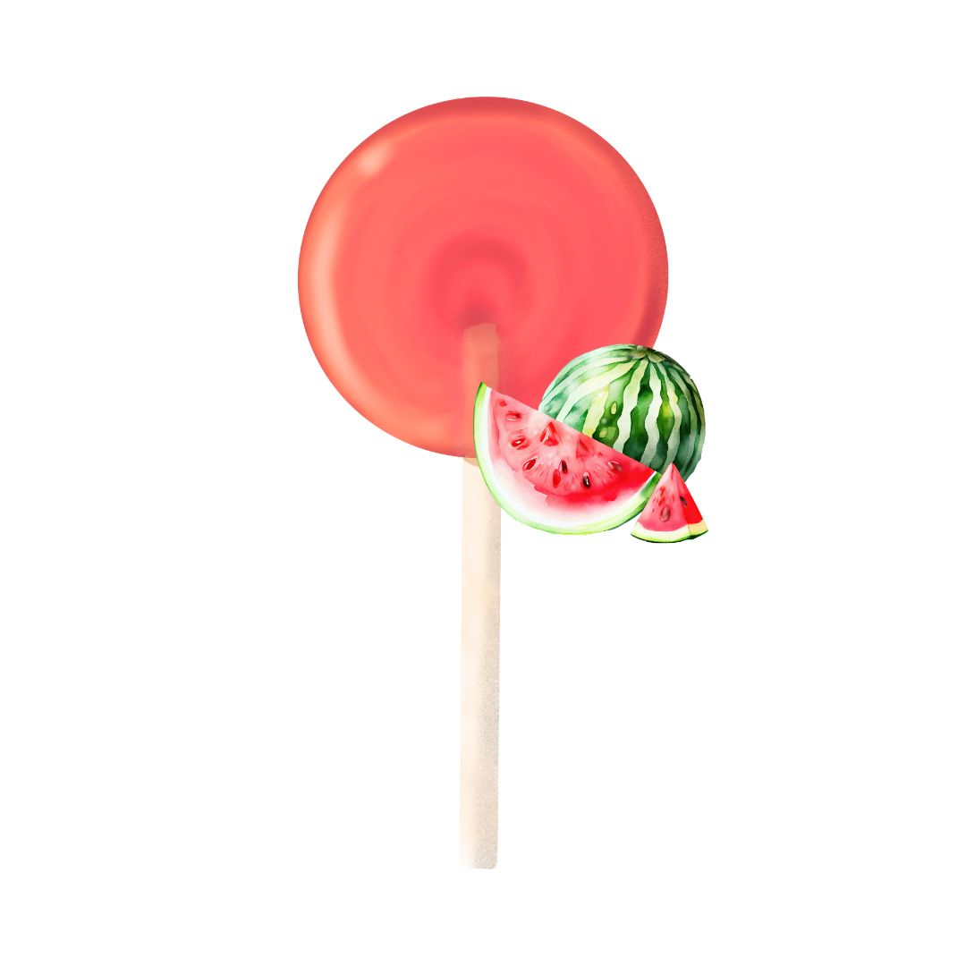 Δ8 THC Watermelon Infused Lollipop
