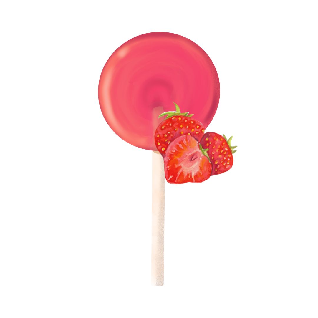 Δ9 Strawberry 10mg Infused Lollipop