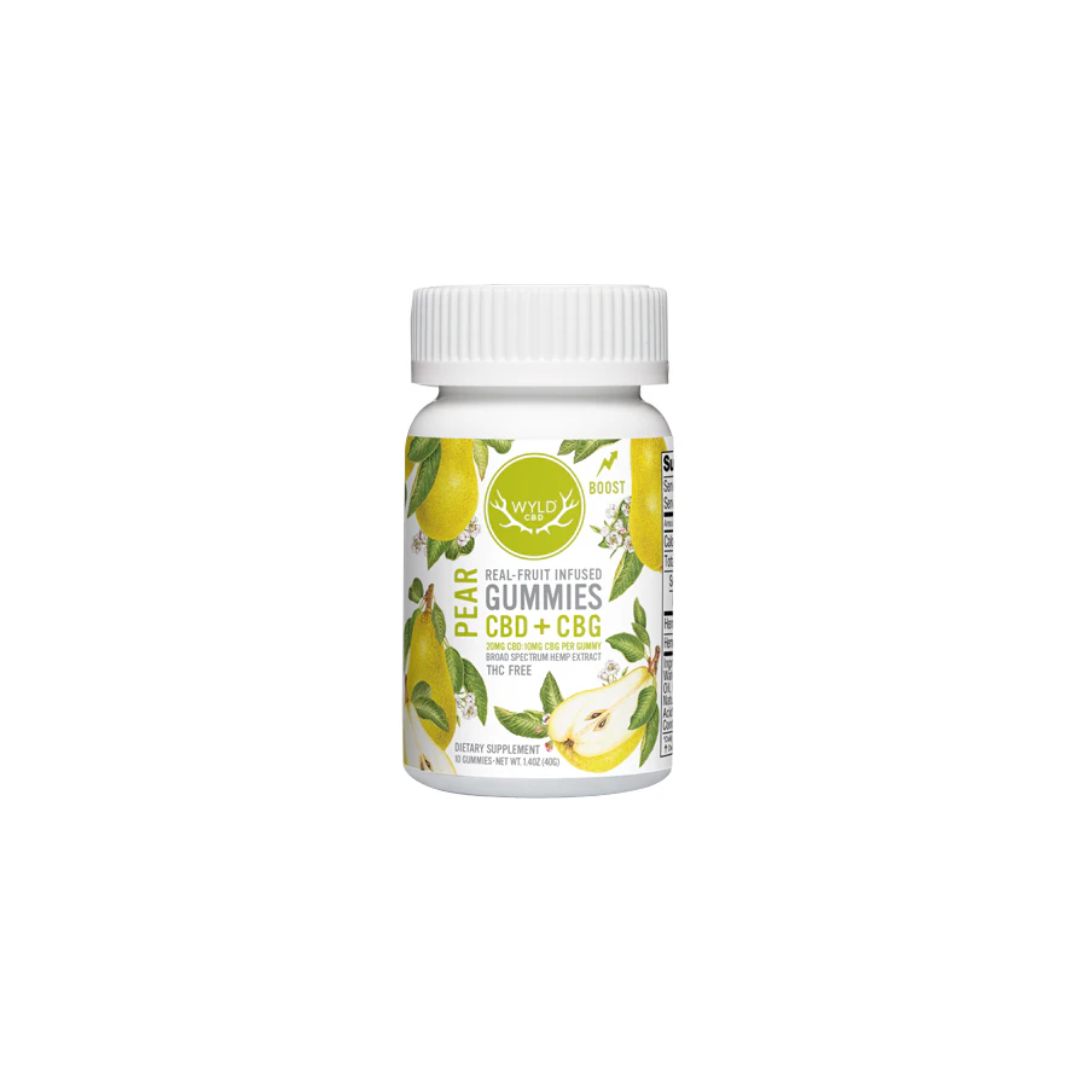 Wyld CBD/CBG Pear Gummies