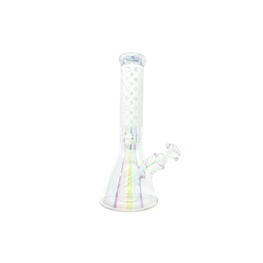 Designer Iridescent Beaker Bong