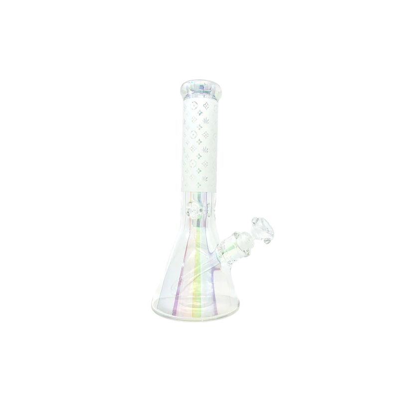 Designer Iridescent Beaker Bong