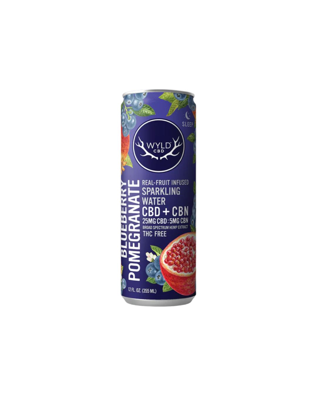 Wyld Elderberry CBD:CBN Sparkling Water
