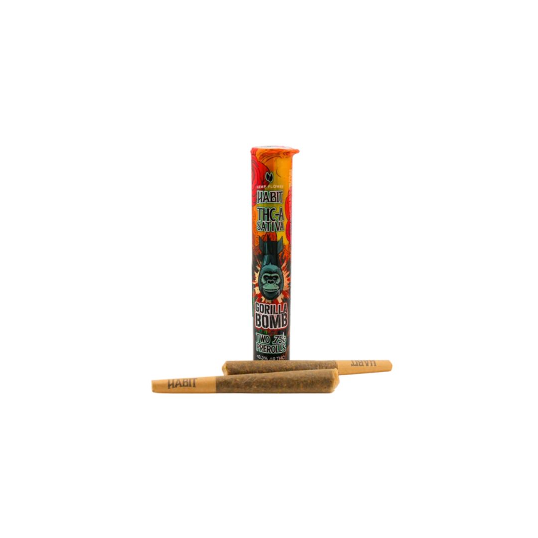 Habit THCA Prerolls, Variation: Gorilla Bomb - Sativa