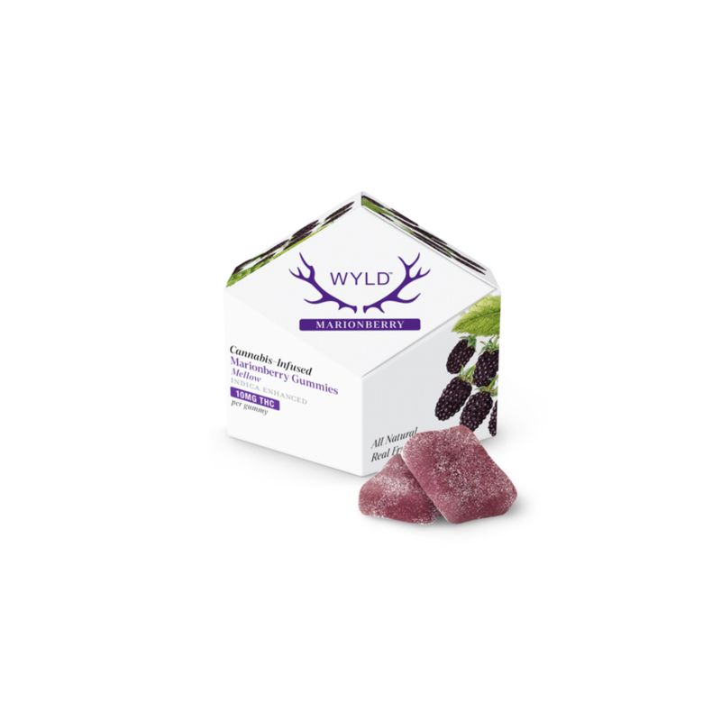 Wyld THC (Индика) Марионберри Жевательные Конфеты