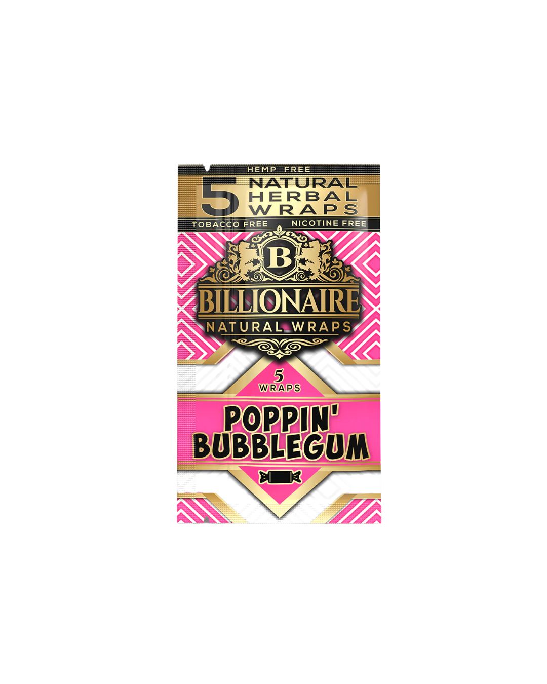 Billionaire Hemp Wraps (5 Wraps), Variation: Poppin' Bubble Gum