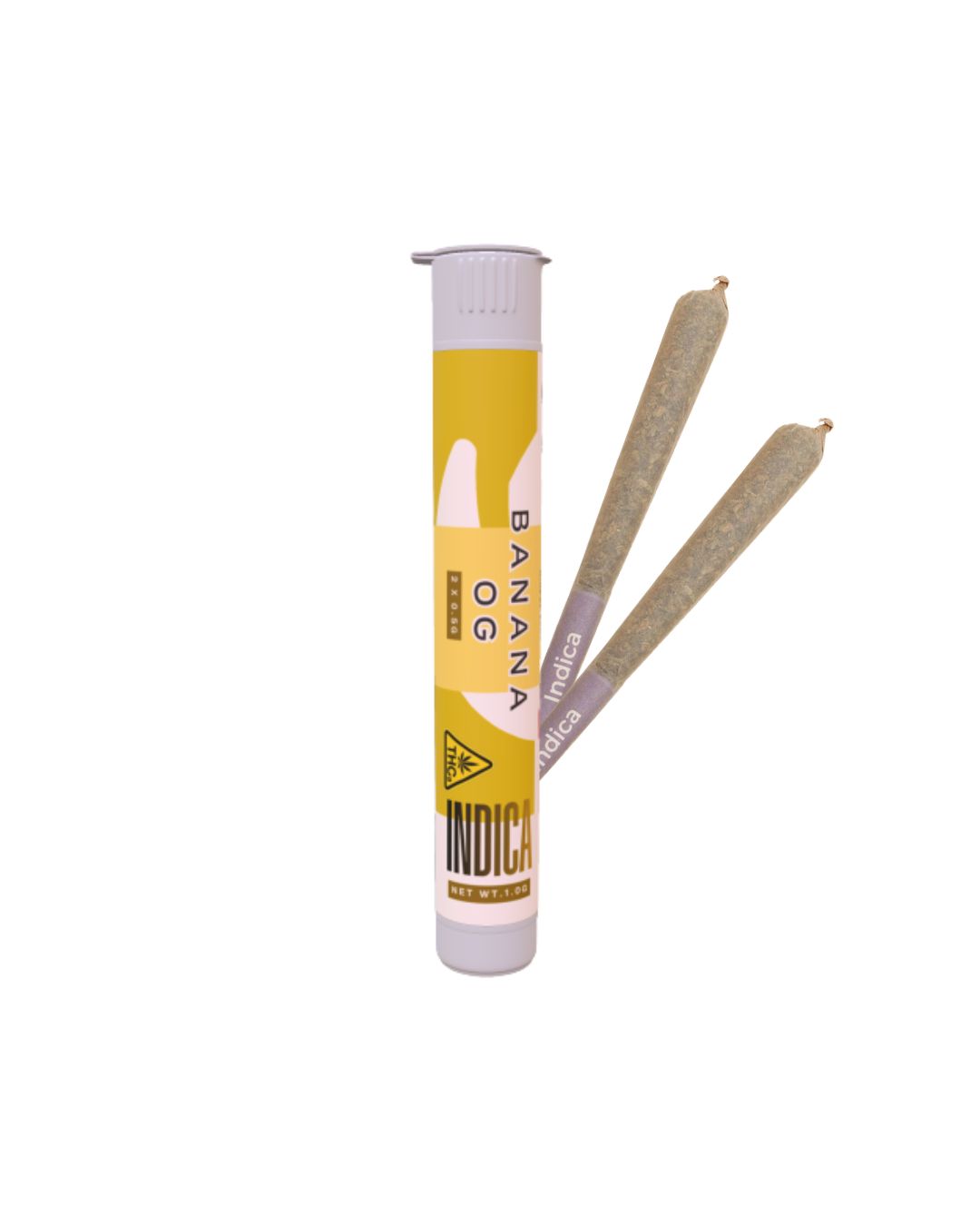 TruCannaBliss Prerolls de THCa, Variation: Banana OG - Indica