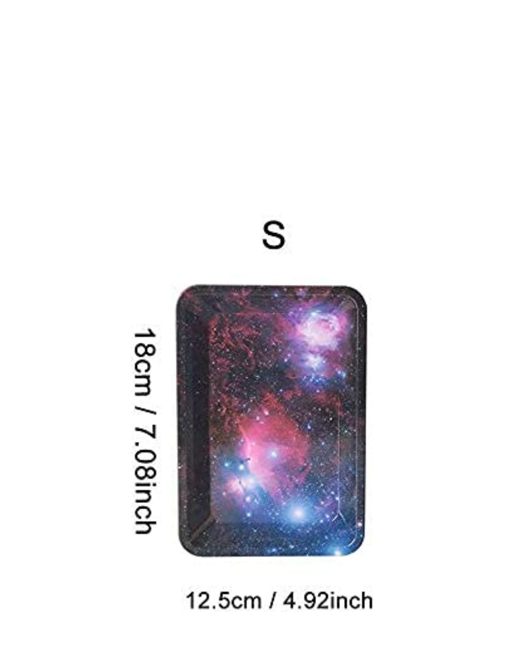 Galaxy Metal Rolling Tray, Size: Small (4.92 x 7.08in)