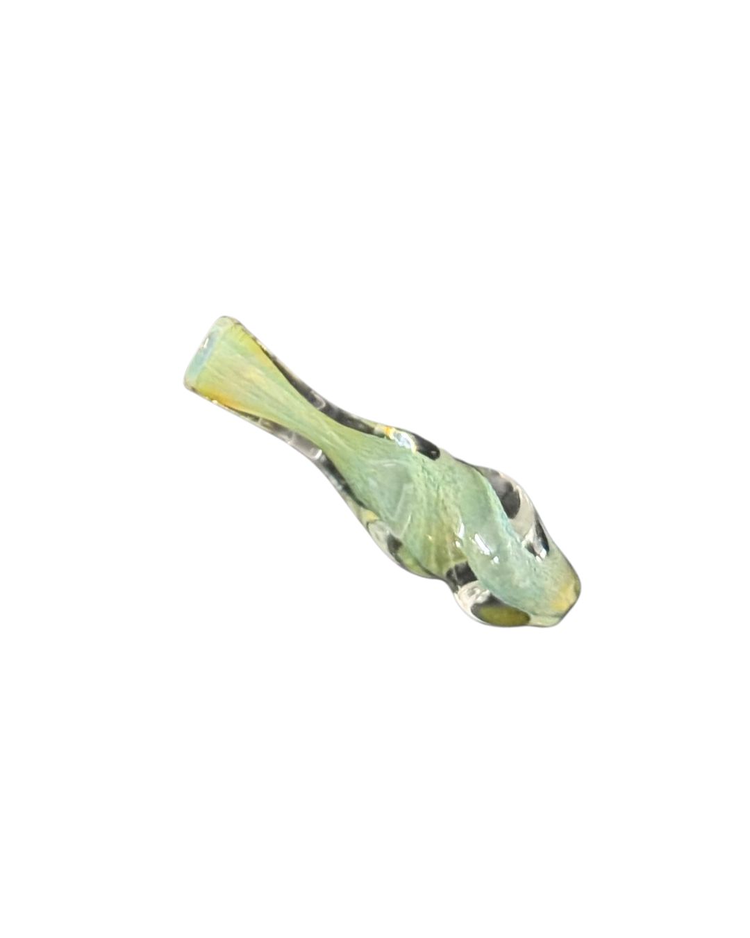 Twisted One Hit Glass Pipe — 3"