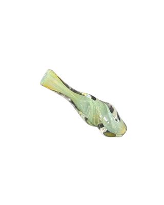 Twisted One Hit Glass Pipe — 3"