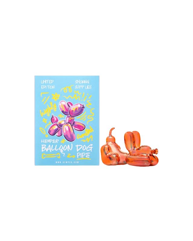 4" Hemper Balloon Dog Hand Pipe