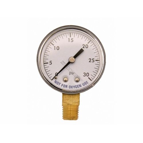 30psi Plastic Pressure Gauge
