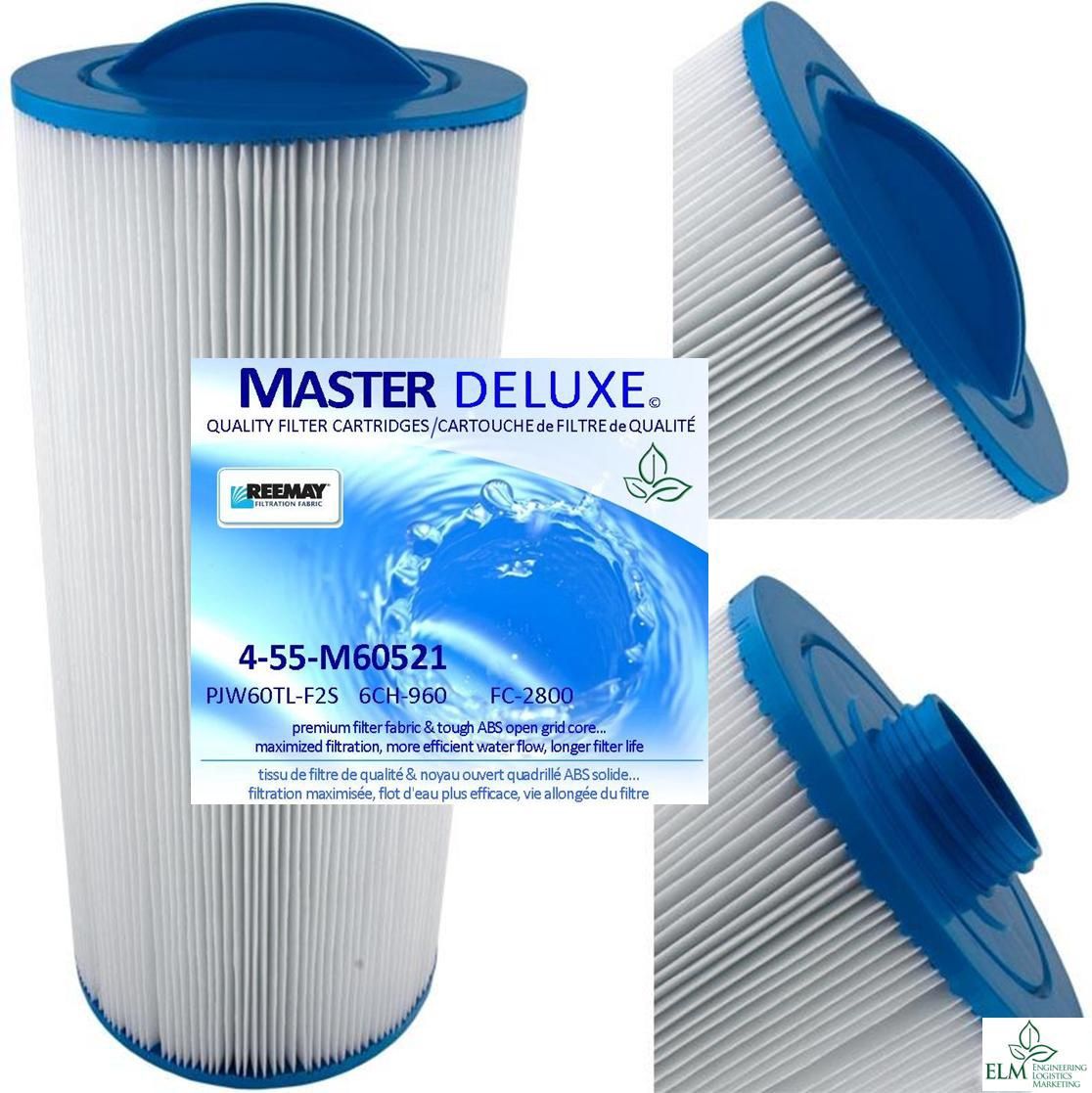 Master Deluxe J300 Replacement Filter (Fixed Top) – 4-55-M60521