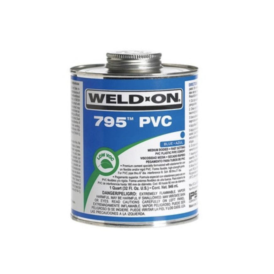 795 Clear Glue Flex PVC Solvent Cement Weld-On