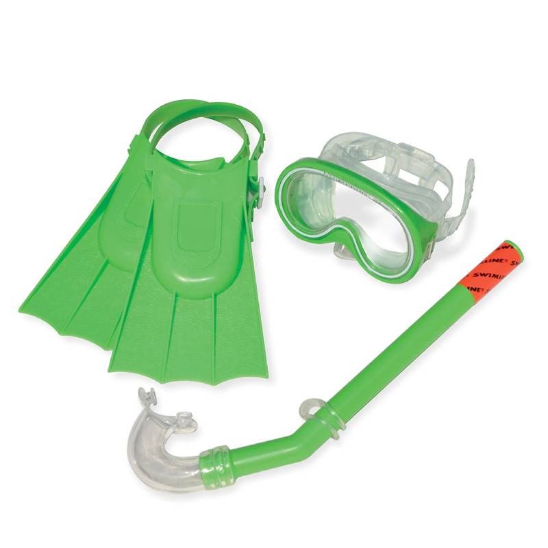 Swimline Otter Kids Diving Set with Fins – Assorted Colors
