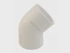 1½" PVC SCH40 White 45° Soc Elbow