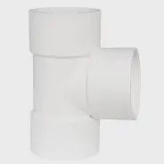 1½" PVC SCH40 White Soc Tee