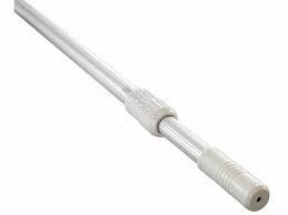 Poolstyle Silver Ribbed Telepole 8-16' w/ lock &amp; grip