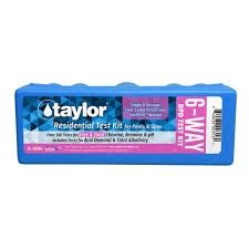 Taylor Pool &amp; Spa Test Kit – OTO/Phenol Red, 6-Way