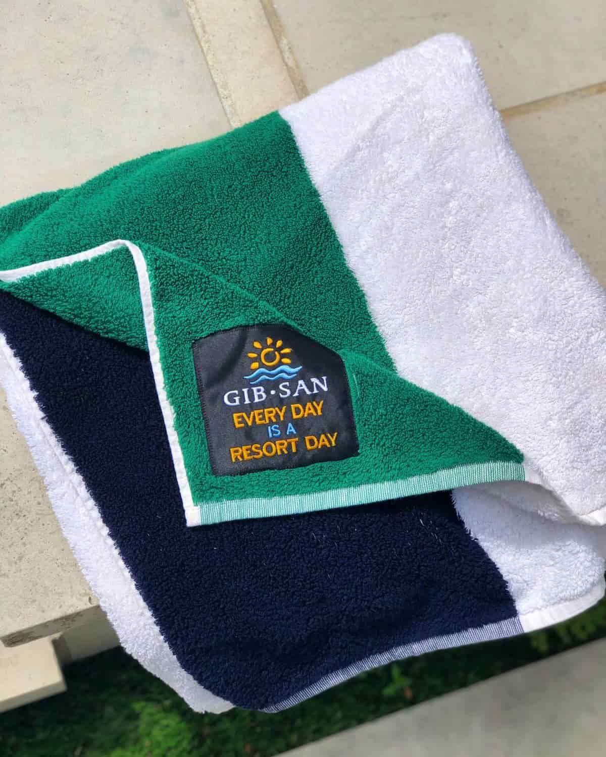 Gib-San Logo&#39;d HBC Towel (Large)
