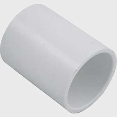 1½" PVC SCH40 White Soc Coupling