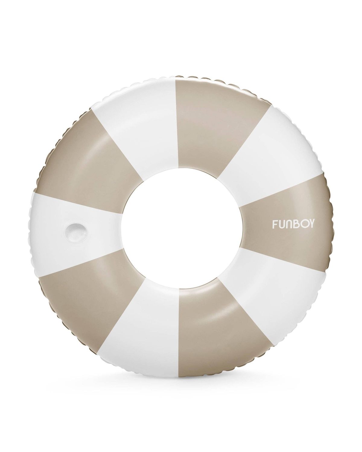 Funboy Khaki Vintage Stripe Tube Float
