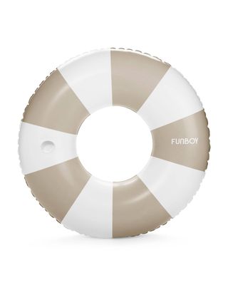 Funboy Khaki Vintage Stripe Tube Float