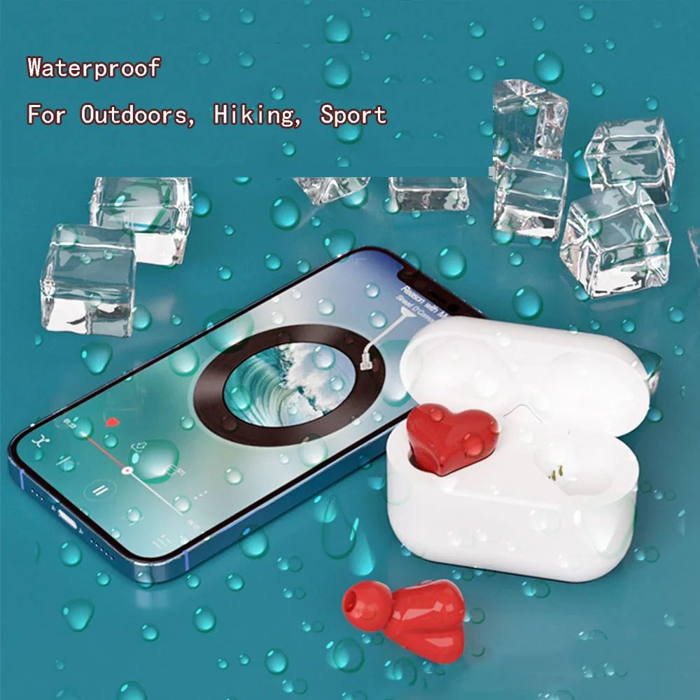 New Original Bluetooth Wireless Headphones Heart Shaped Earphones woman Earphone