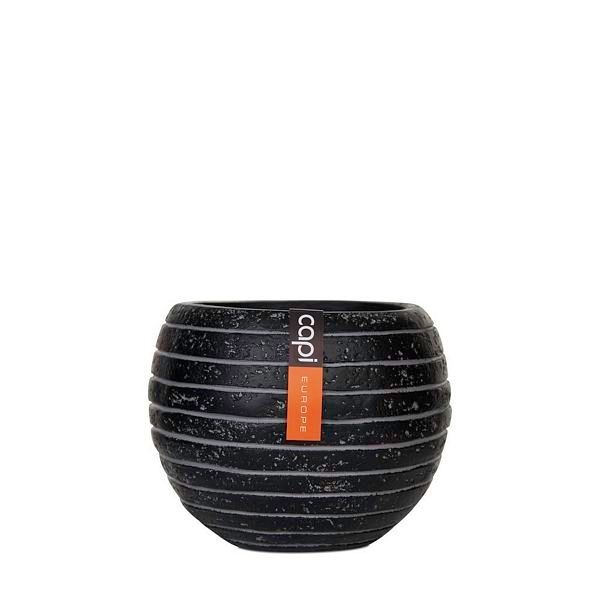 Indoor - Vase Ball Row, Color: Black, Size: 9.5cm x 9.5cm x 8.5cm