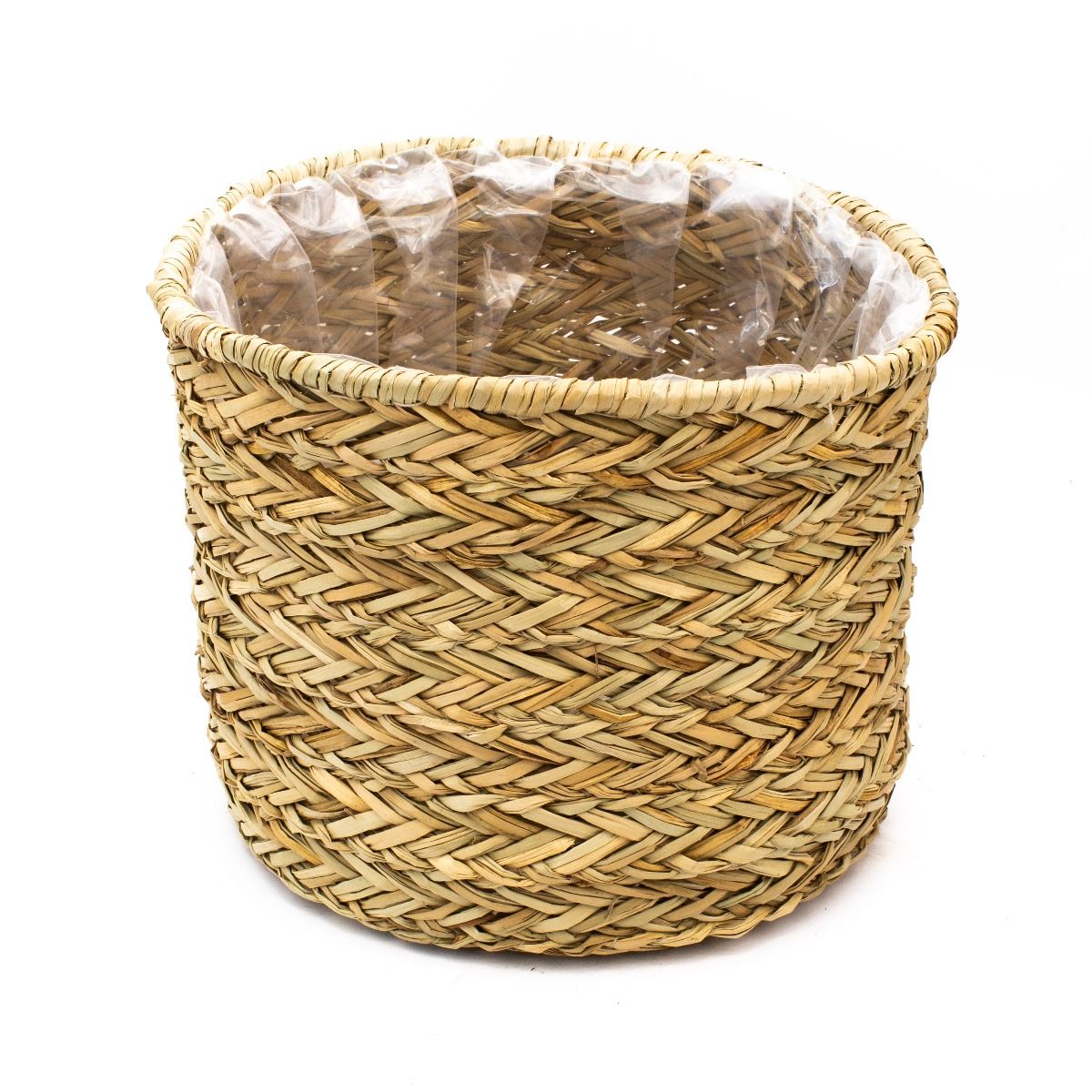 Avalon Basket Round, Color: Beige, Size: h20xd24cm