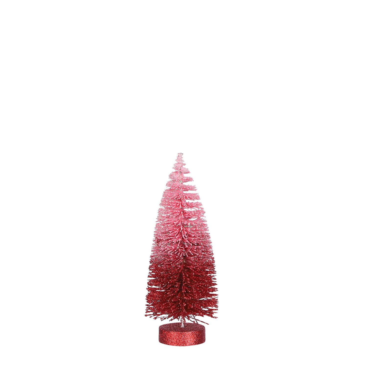 Tree - Bottle Brush, Color: Red, Size: h21xd8cm