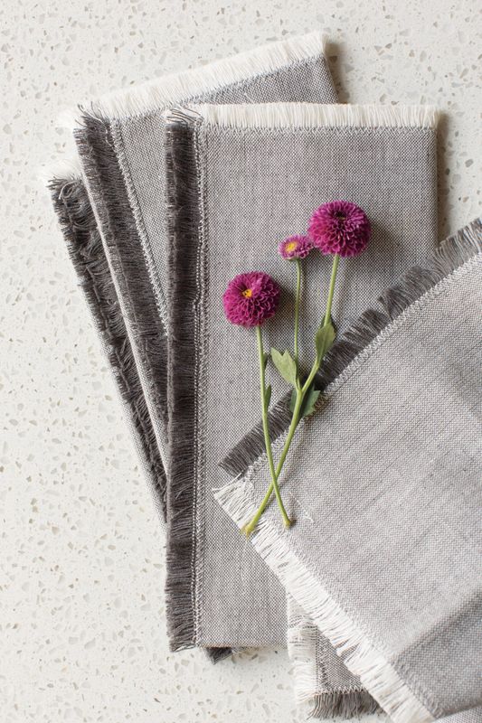 Heirloom Chambray Napkins - Set of 4