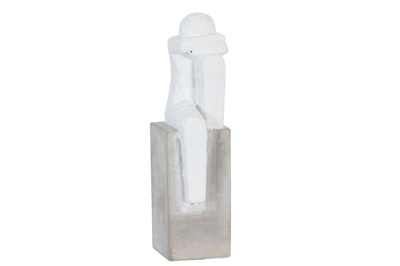 Statue cement grey/white