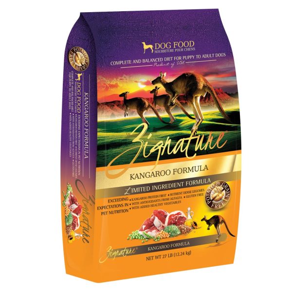 Zignature Dog LID GF Kangaroo 25 lb