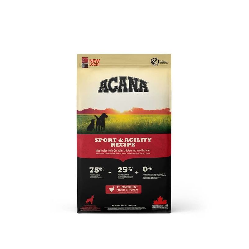 Acana - Sport &amp; Agility Recipe - Dog 11.4kg