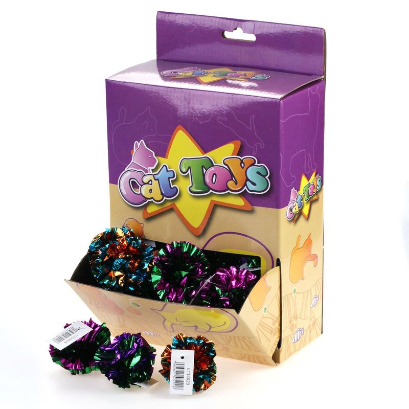 Cat Toys - Foil Crinkle Ball