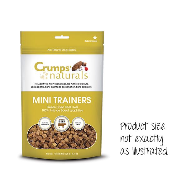 Naturals Dog Mini Trainers Freeze Dried Beef 4.4 oz
