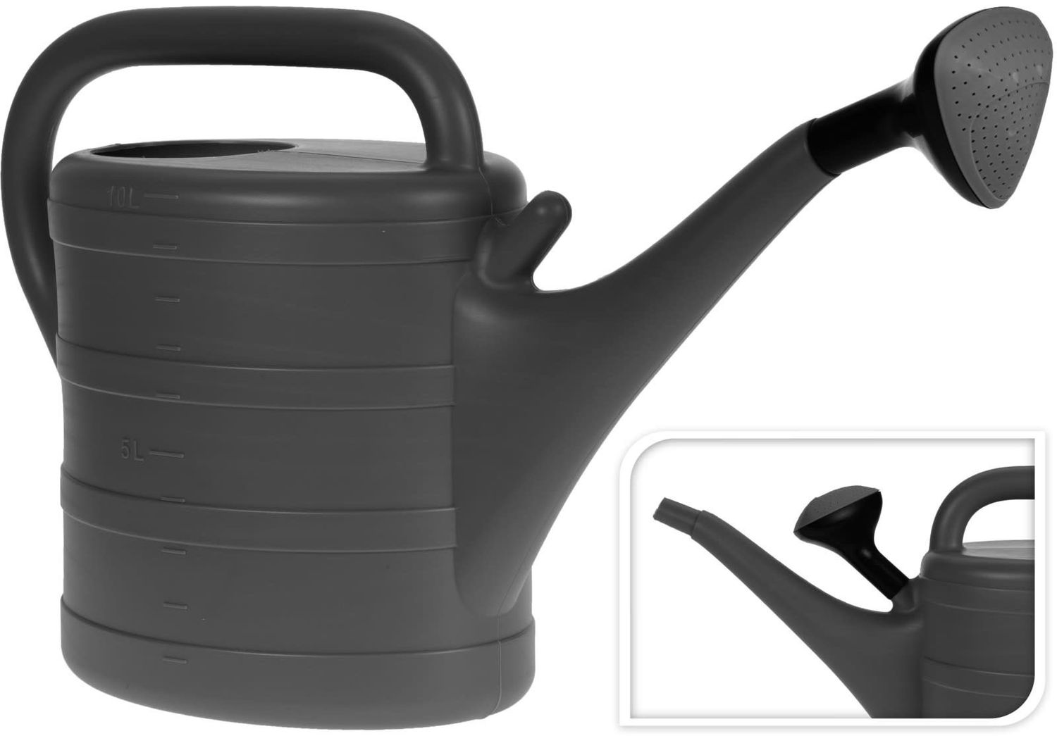 Watering Can 10Ltr Anthracite