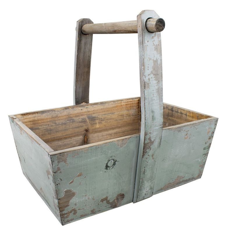 Wooden basket 33x24x13/31cm