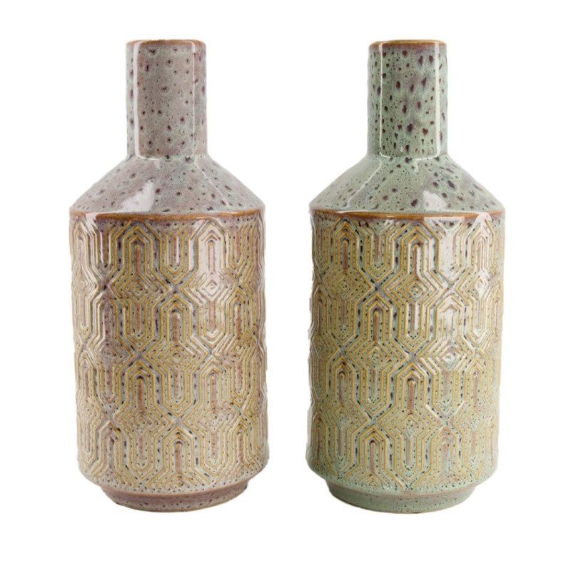 Bottle Cermic Speckled Pattern - 14.5x32.5cm