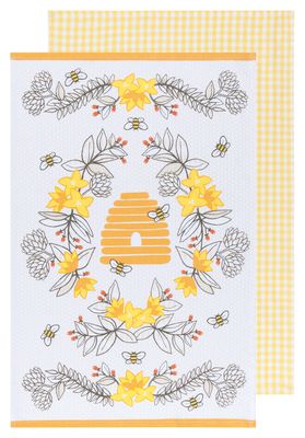 Danica - Dishtowels - Bees - Set of 2