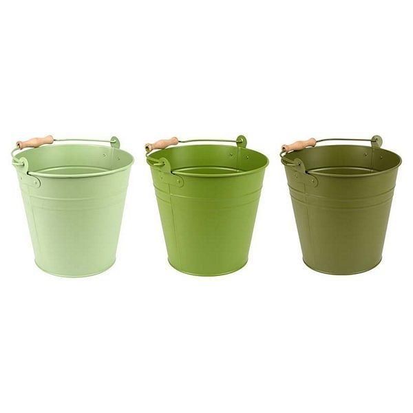 Green bucket 3/assorted