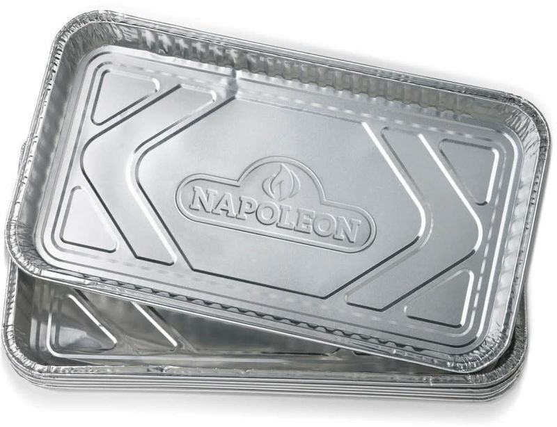 Napoleon - Large Disposable Grease Drip Trays (14&quot; x 8&quot;) - Pack of 5