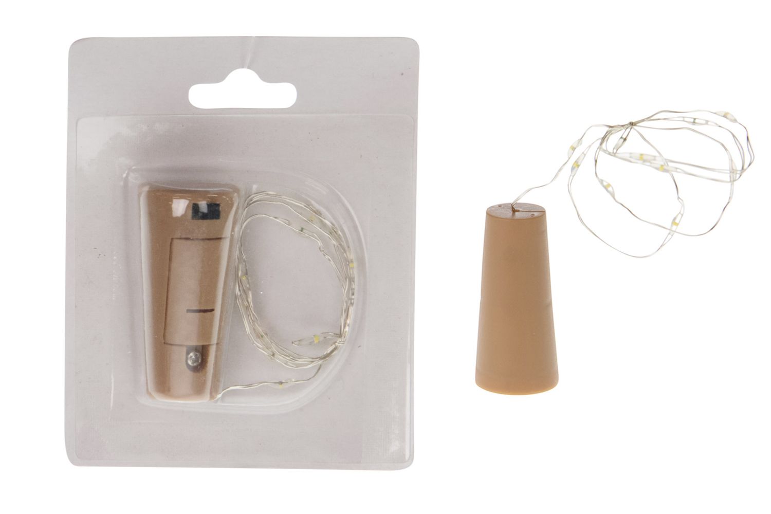 Bottle light 10 led lights 9x2x12cm warm white battery