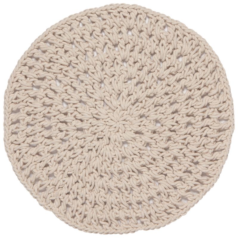 Danica - Placemat Knotted Natural Round D15
