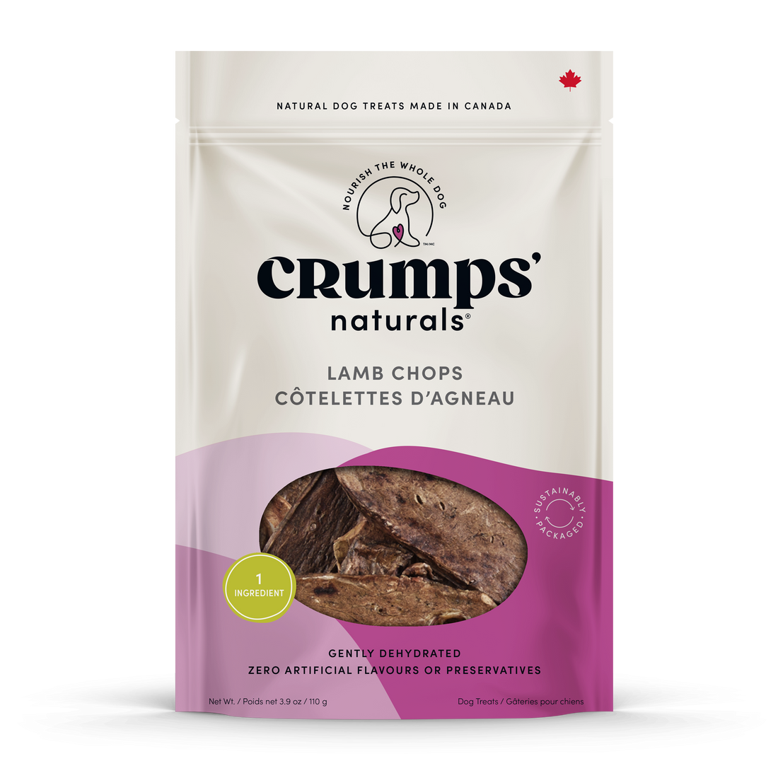 Naturals Dog Lamb Chops 4.2 oz