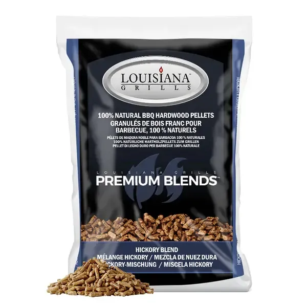 LOUISIANA GRILLS HARDWOOD PELLETS HICKORY BLEND 40LB