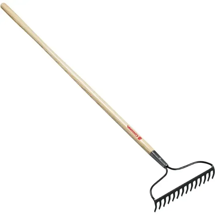 Corona - Bow Head Rake 14 tine, 48&quot; Wood Handle