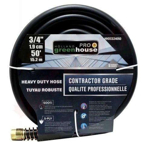 Holland Imports - GHP Contractor Hose 3/4x50ft