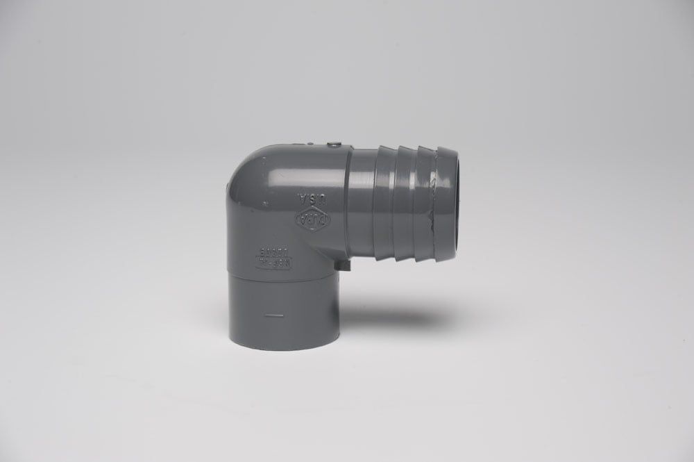 Dura Plastic - Elbow Combination Reducing 90° Insert x MIPT 1 x 1/2"