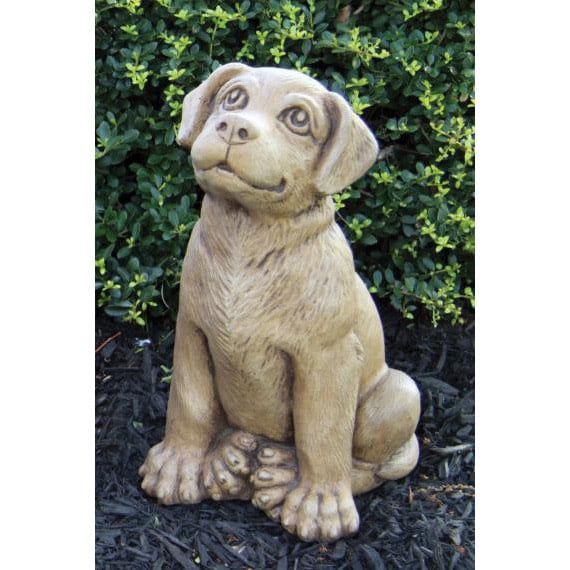 Garden Statue - Puppy Labrador Retiever 13&quot;